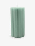 Villeroy & Boch Fleur pillar candle 510g, ribbed design - British product