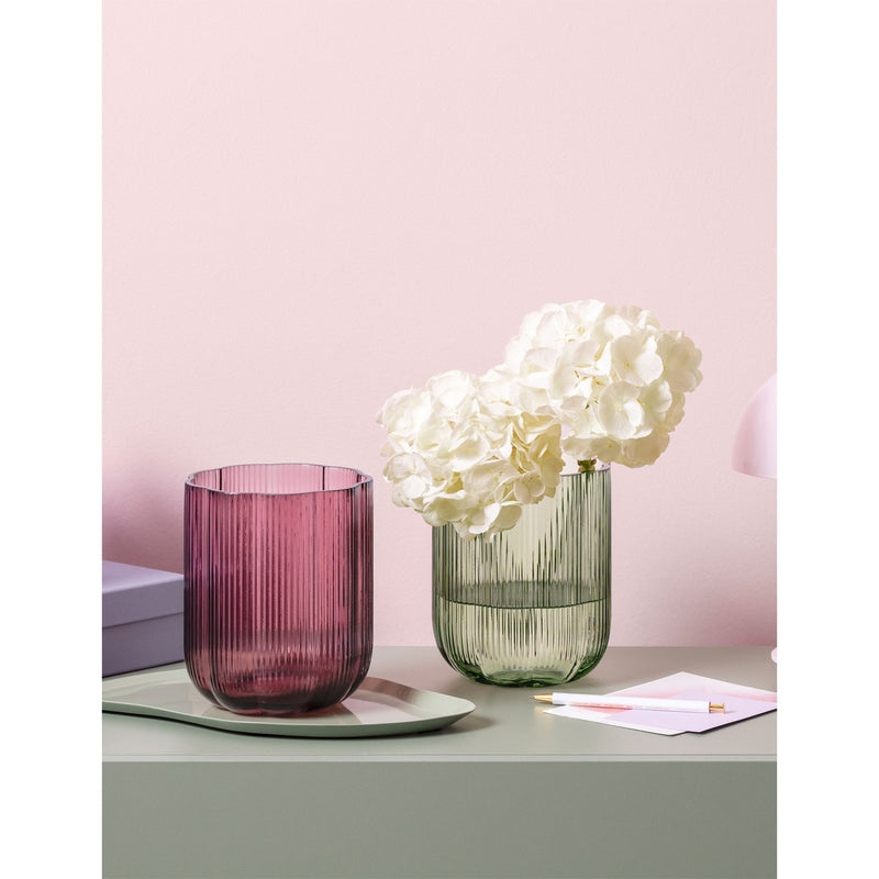 Villeroy & Boch Fleur glass vase 15cm tall, UK version