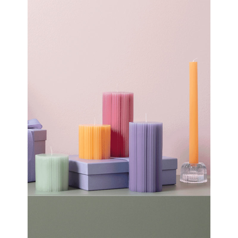 Villeroy & Boch Fleur pillar candle 15cm (British brand)