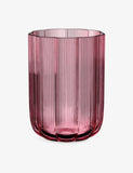 Villeroy & Boch Fleur Cassis pink glass vase 22.5cm, UK version