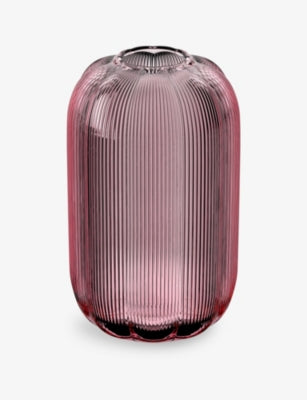Villeroy & Boch Fleur Cassis glass vase 28cm - British product