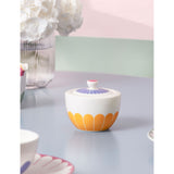 Villeroy & Boch Fleur porcelain sugar bowl 9cm, imported from the UK