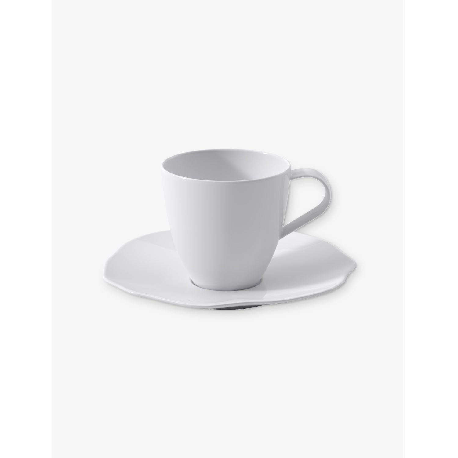 Villeroy & Boch Pura porcelain saucer 15.5cm, imported from the UK