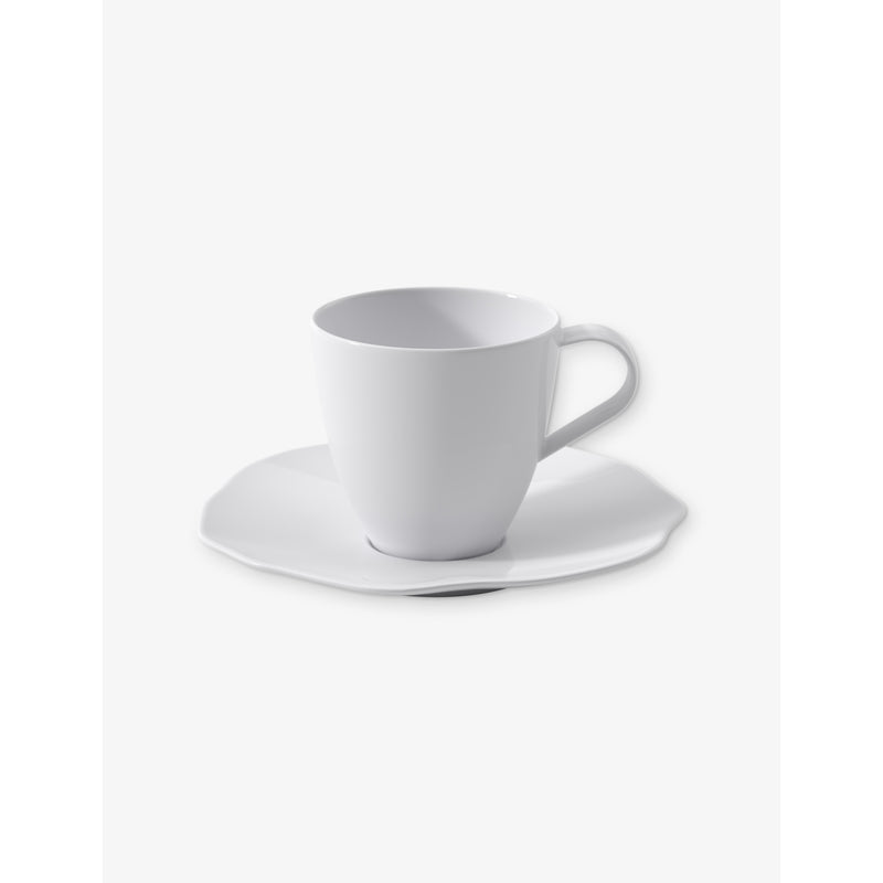 Villeroy & Boch Pura porcelain saucer 15.5cm, imported from the UK