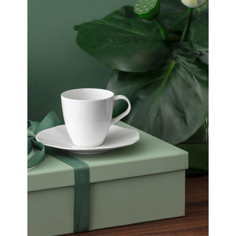 Villeroy & Boch Pura porcelain saucer 15.5cm, imported from the UK
