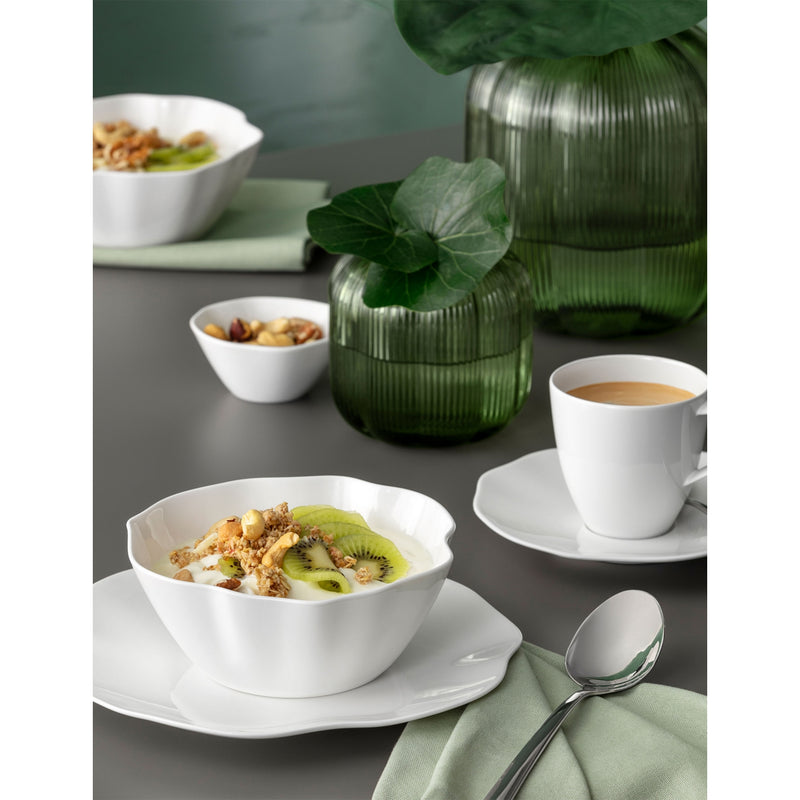 Villeroy & Boch Pura porcelain saucer 15.5cm, imported from the UK