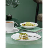 Villeroy & Boch Pura porcelain saucer 15.5cm, imported from the UK