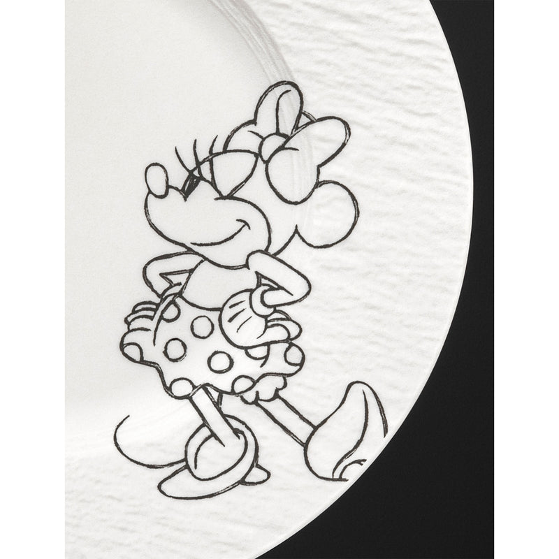 Villeroy & Boch Mickey Mouse two-piece porcelain plate set 21.7cm, UK version