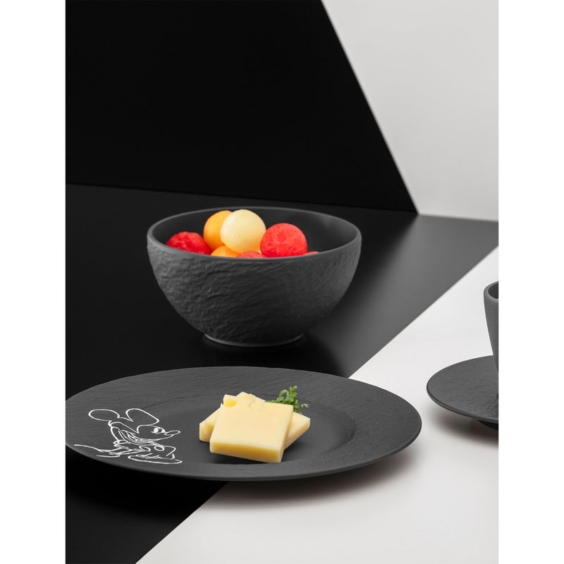 Villeroy & Boch Mickey Mouse two-piece porcelain plate set 21.7cm, UK version