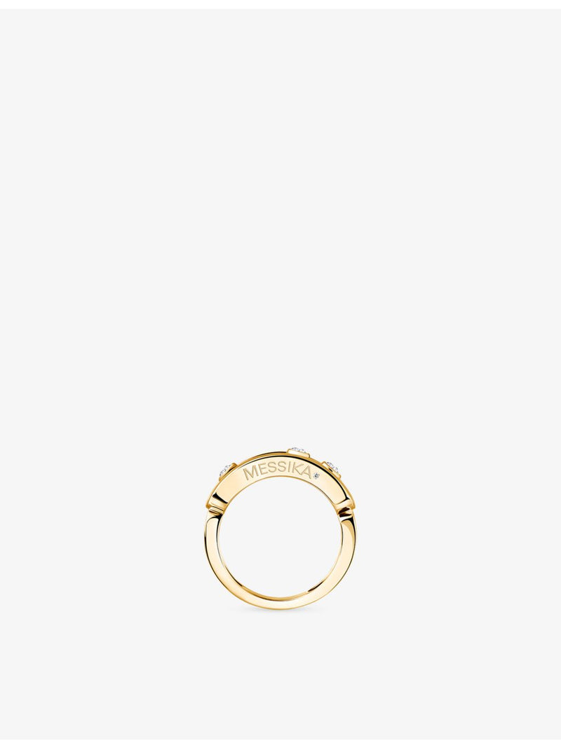 Messika Move Classique ring 18ct gold 0.24ct diamond, UK version
