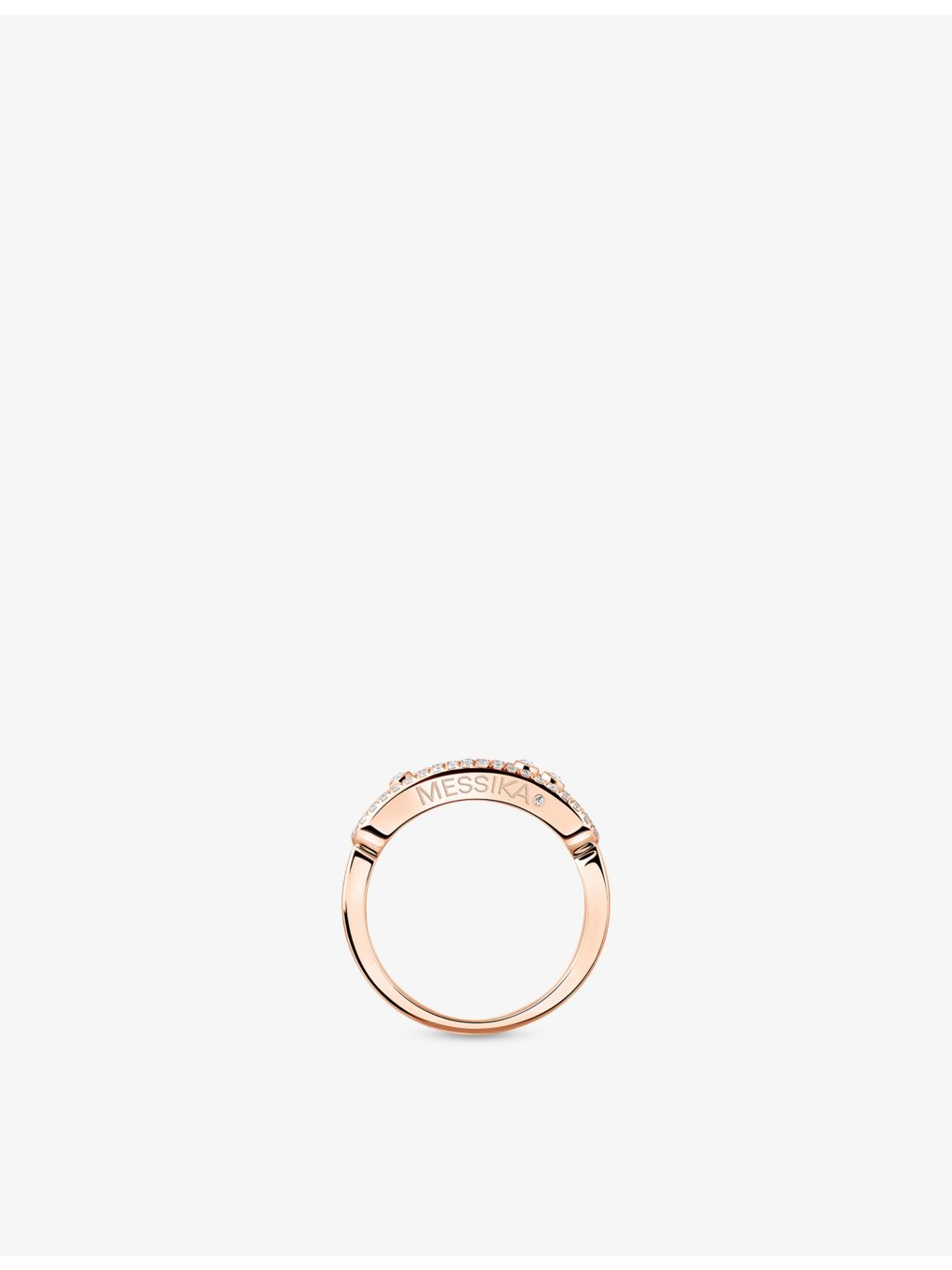 Messika Baby Move Pave 18ct gold diamond ring (British brand)