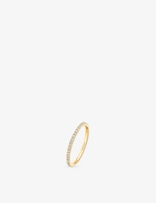 Messika diamond ring Gatsby Small Wedding 18ct gold - British product
