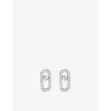 Messika Move Uno 18ct Gold And 0.16ct Diamond Stud Earrings