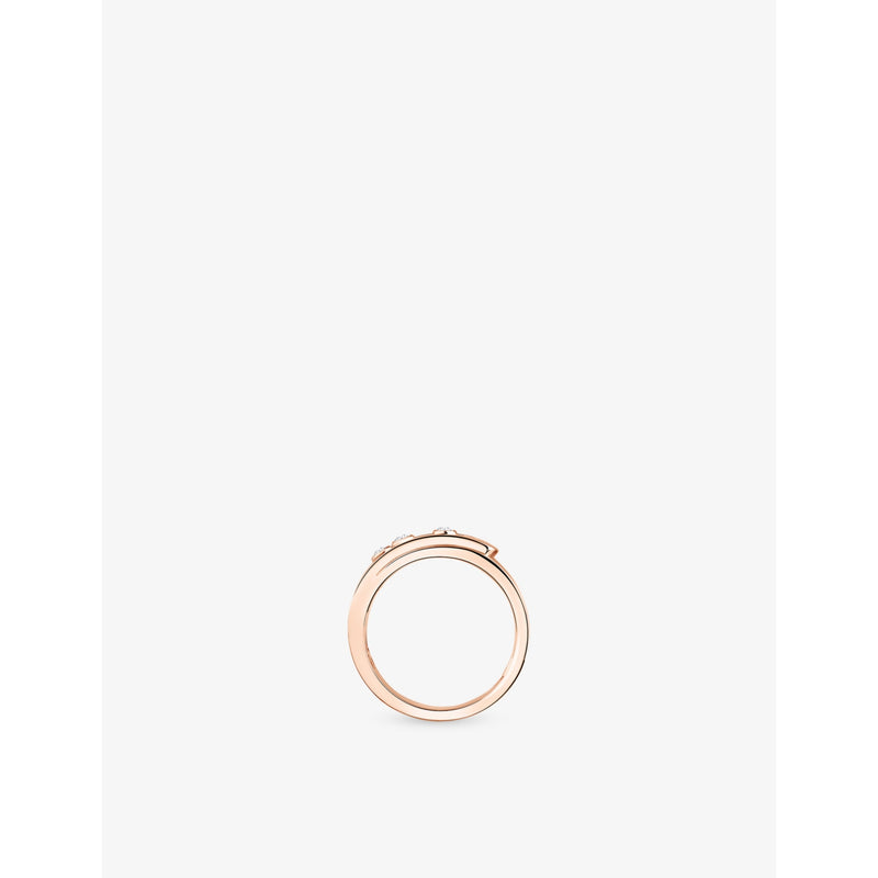 Messika Move Noa 18ct gold diamond ring, imported from the UK