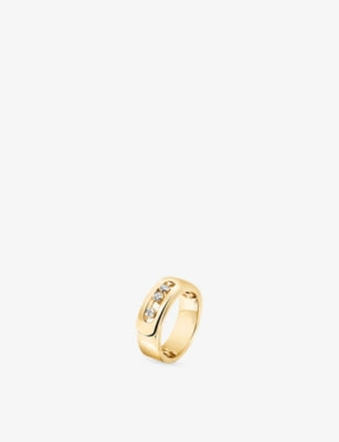 Messika Move Noa 18ct gold diamond ring, imported from the UK