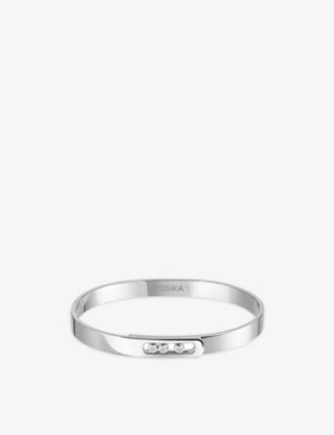 Messika Move Noa 18ct Gold and 0.15ct Diamond Bangle Bracelet