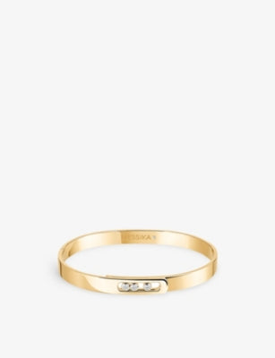 Messika bangle bracelet Move Noa 18ct gold 0.15ct diamond (British brand)