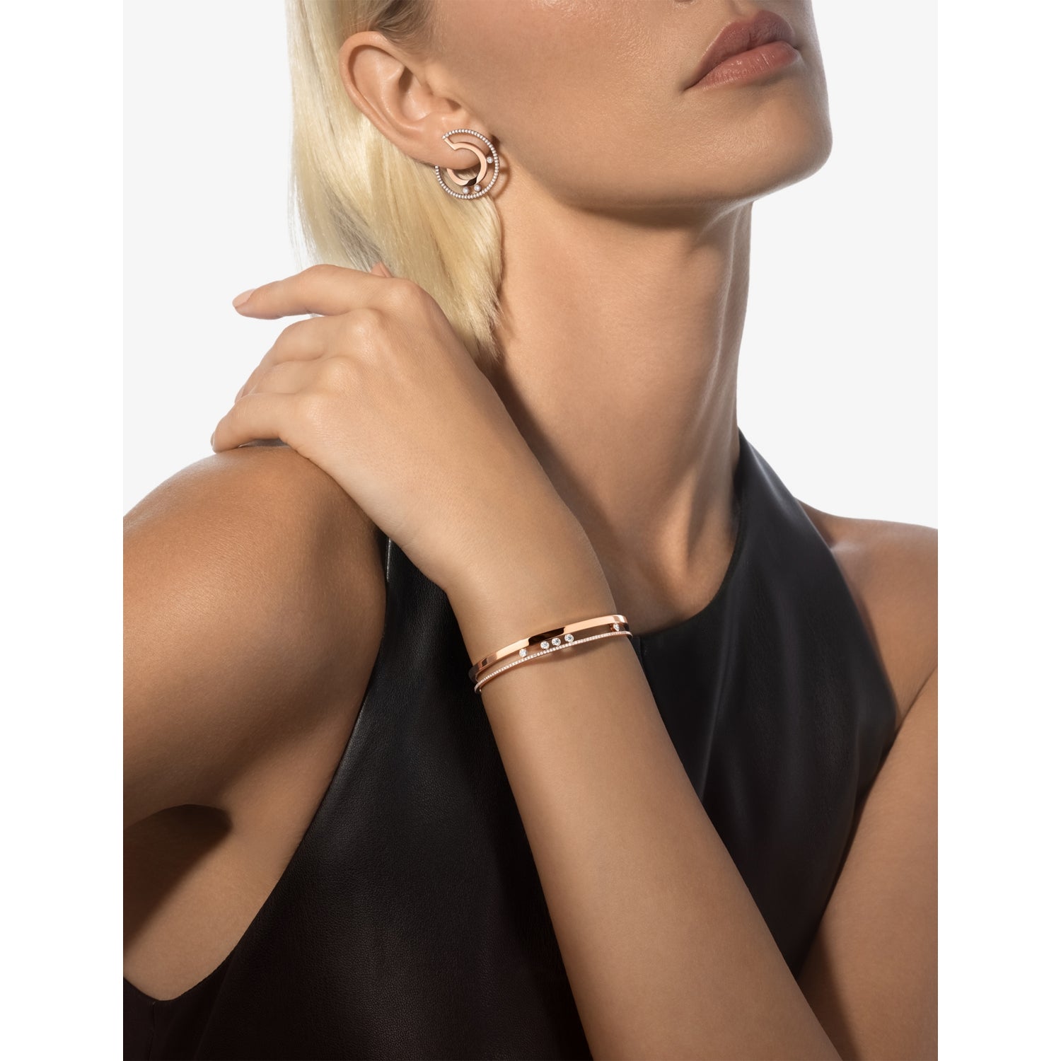 Messika Move Romane diamond bangle bracelet 0.69ct, UK version