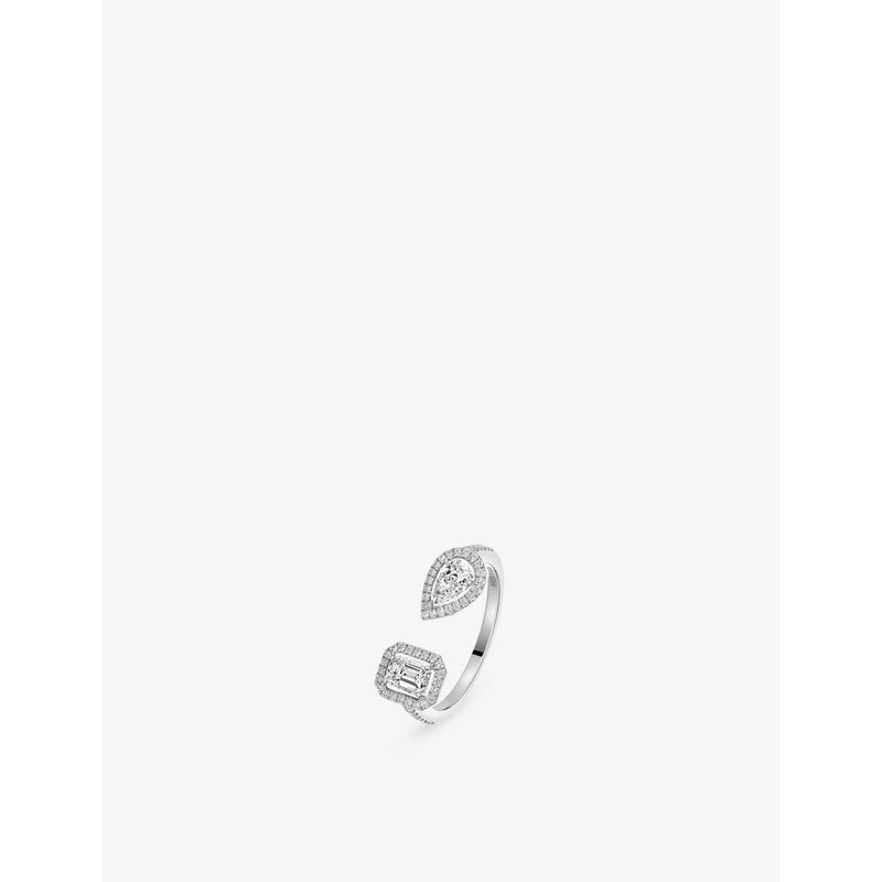 Messika My Twin 18ct gold diamond ring 0.69ct - British product