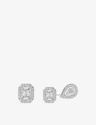 Messika My Twin Three-set 18ct Gold and 0.44ct Diamond Stud Earrings