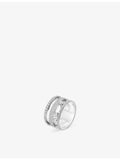 Messika 18ct white gold diamond ring 1ct, UK version
