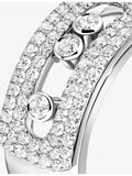 Messika Move Noa large pave diamond ring 18ct gold, UK version