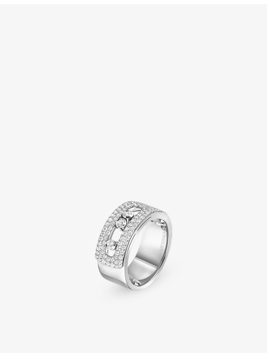 Messika Move Noa large pave diamond ring 18ct gold, UK version