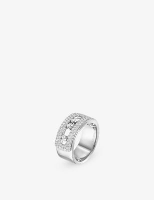 Messika Move Noa Large Pave 18ct Gold and 0.73ct Diamond Ring