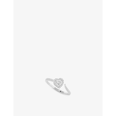 selfridges Messika Joy 18ct White Gold and 0.03ct Diamond Ring- Buy online at McGrocer