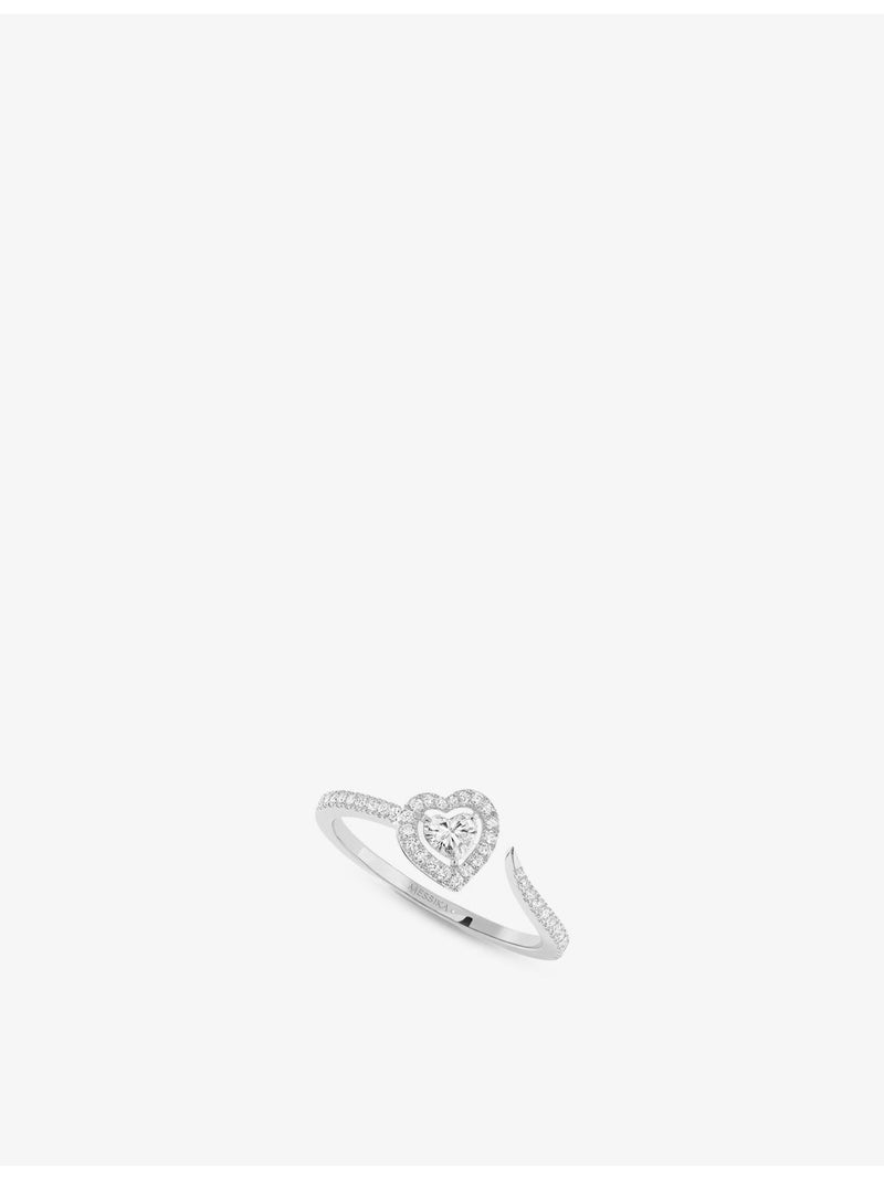 Messika Joy 18ct white gold 0.03ct diamond ring - British product