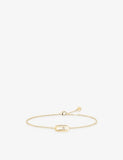 Messika 18ct gold and 0.01ct diamond bracelet, imported from the UK