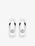 Messika Move Uno 18ct Gold and 0.16ct Diamond Earrings