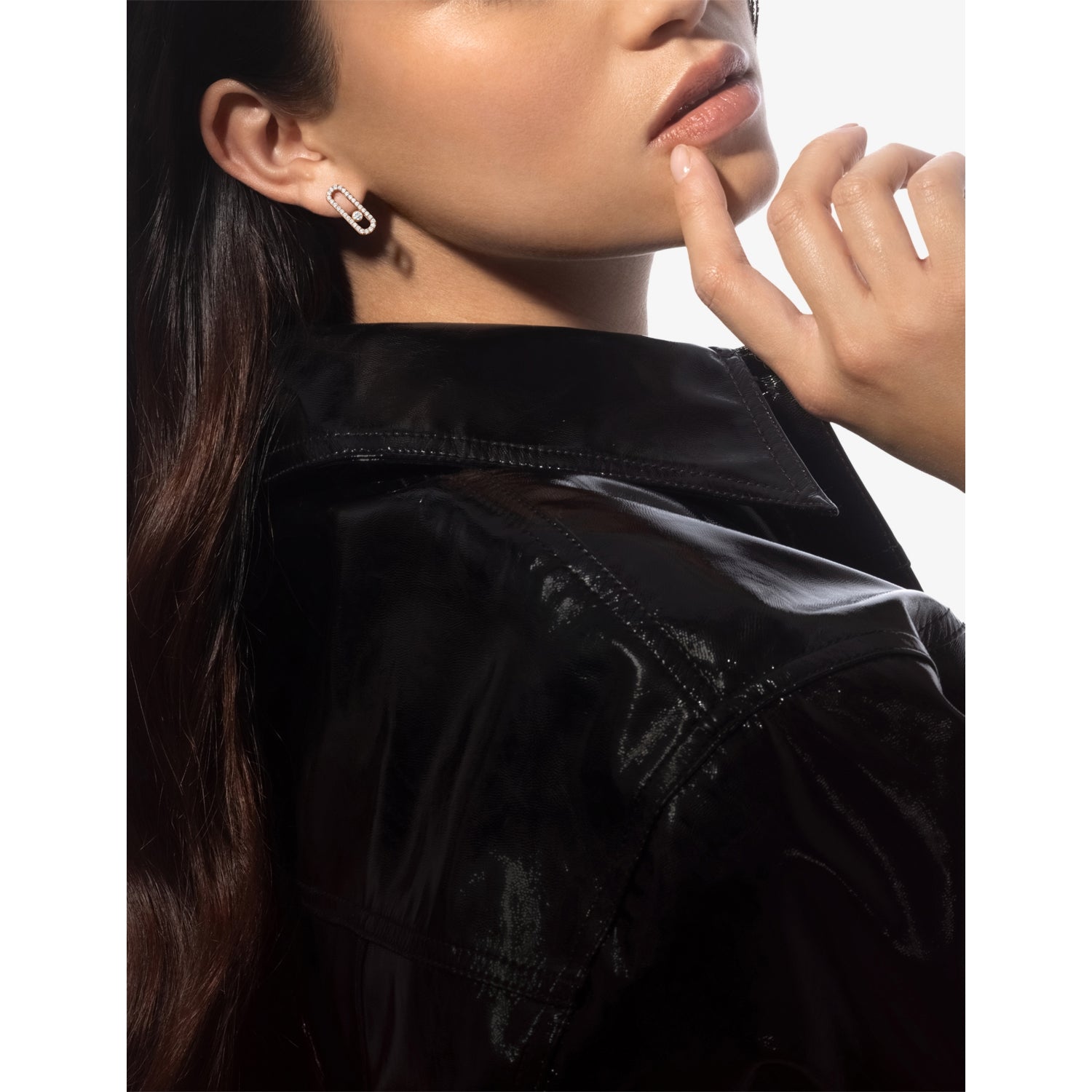 Messika Move Uno Pavé diamond earrings 0.66ct (British brand)