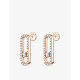 Messika Move Uno Pavé diamond earrings 0.66ct (British brand)