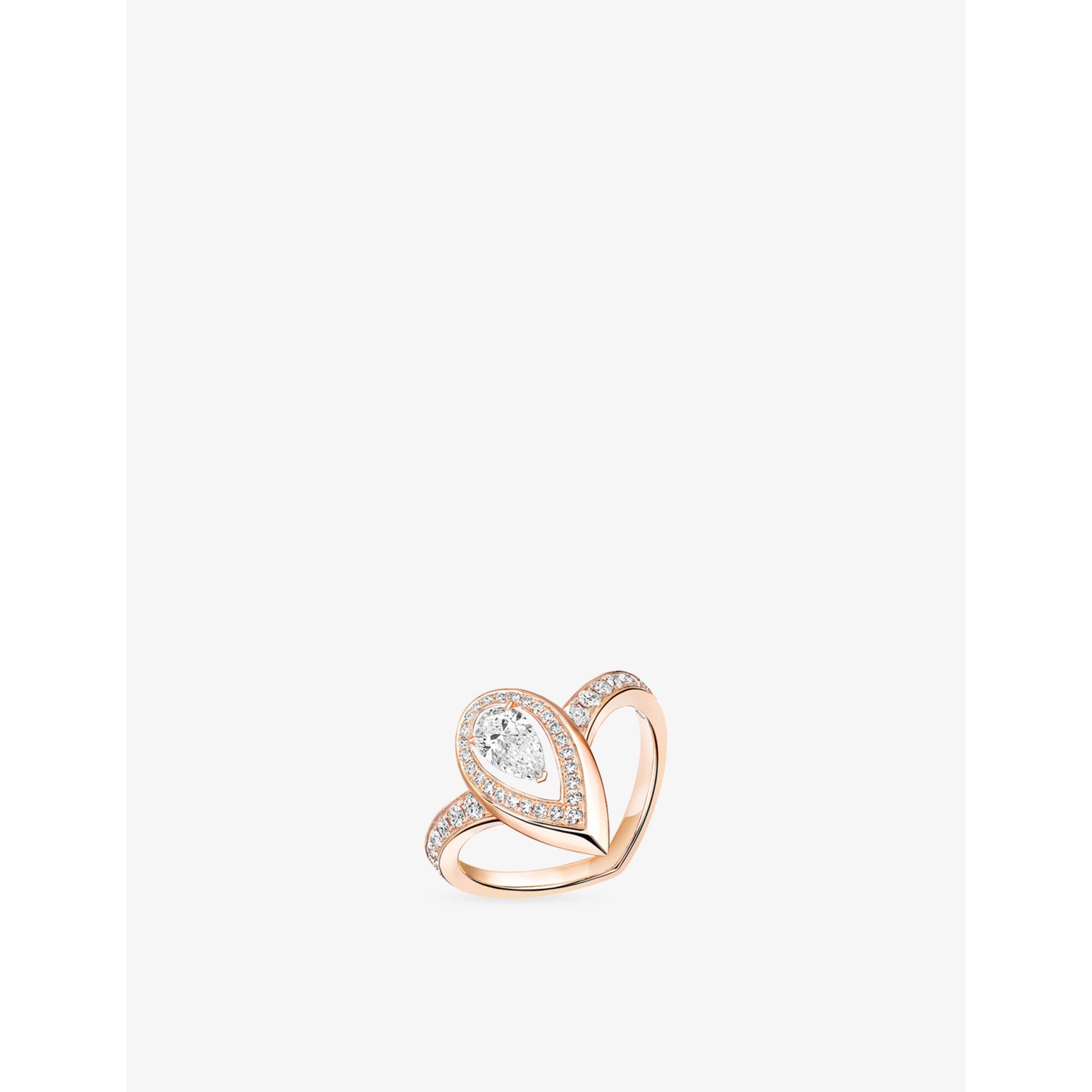 Fiery 0.30ct 18ct Gold And 0.63ct Diamond Ring - PINK - K
