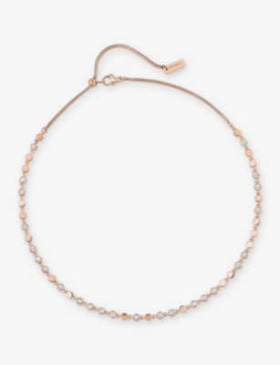 Messika D-Vibes small 18ct gold 1ct diamond necklace, UK version