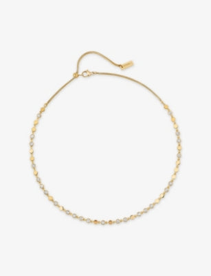 Messika D-Vibes small 18ct gold 1ct diamond necklace, UK version