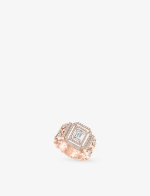 Messika D-Vibes diamond ring 18ct gold 1.33ct, imported from the UK