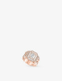 Messika D-Vibes diamond ring 18ct gold 1.33ct, imported from the UK