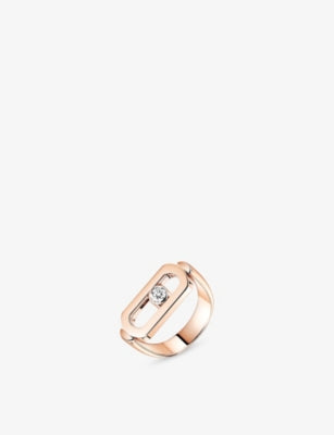 Messika Imperial Move ring 18ct gold 0.83ct diamond - British product