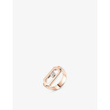 Imperial Move 18ct Gold And 0.83ct Diamond Ring - PINK - K