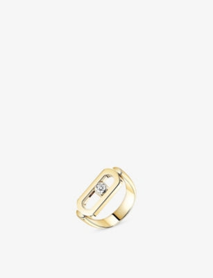 Messika Imperial Move ring 18ct gold 0.83ct diamond - British product