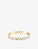 Messika Noa Pavé 18ct gold diamond bangle bracelet, UK version