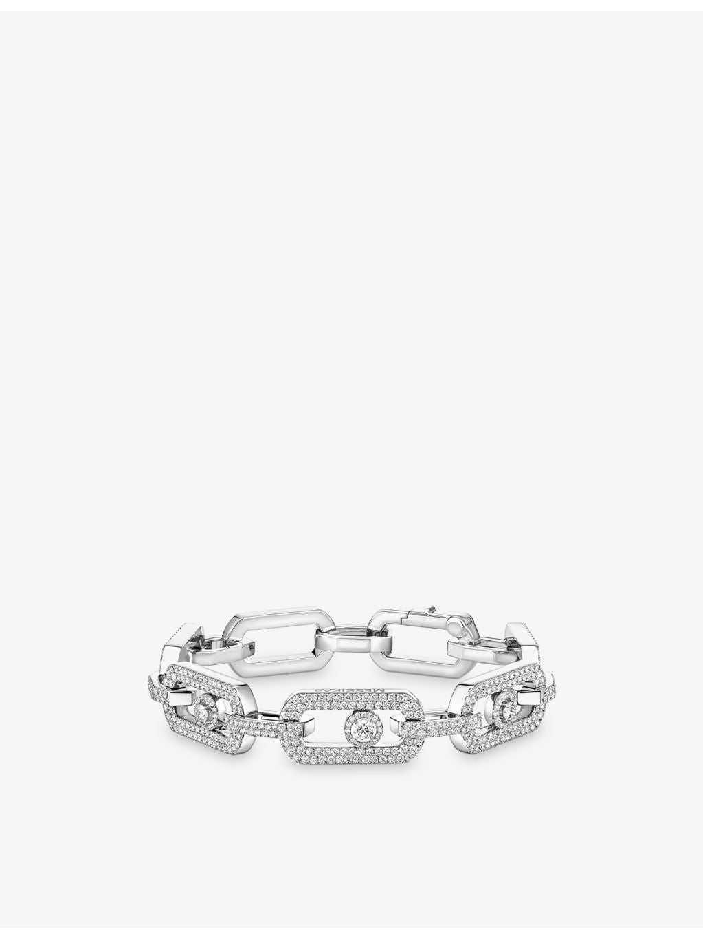 Messika So Move XL Pave diamond bracelet 3.28ct, imported from the UK