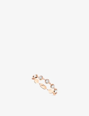 Messika Vibes Small 18ct gold diamond ring, UK version