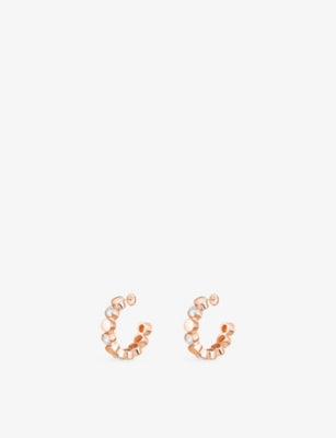 Messika 18ct white gold diamond hoop earrings 8.18ct (British brand)