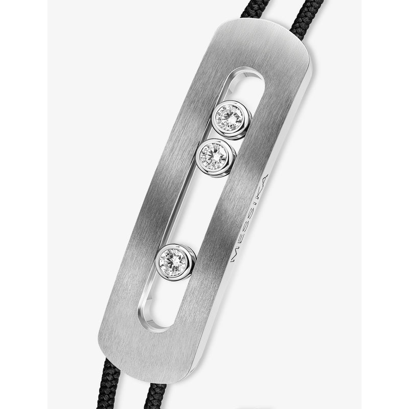 Messika titanium and 0.44ct diamond cord bracelet, UK version