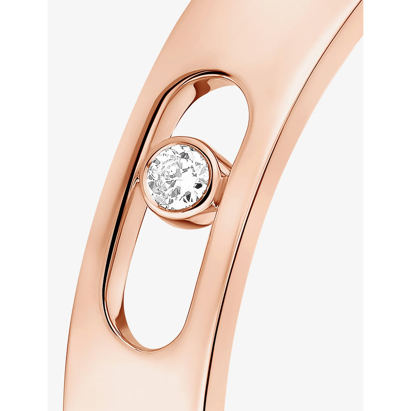 Messika Move Joaillerie 18ct gold wedding ring with diamond - British product