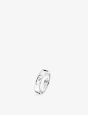 Messika Move Joaillerie 18ct Gold 0.03ct Diamond Wedding Ring