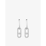 Messika 18ct gold diamond drop earrings with 1.70ct diamonds (British brand)